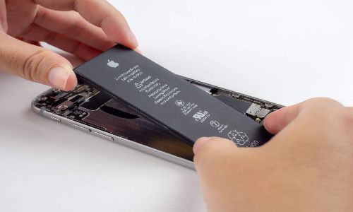 Reparo da bateria do iPhone